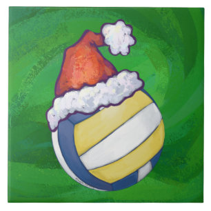 Christmas Hat Volleyball Tile