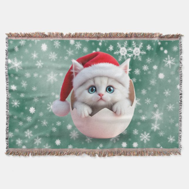 Christmas Hatchling Throw Blanket (Front)