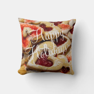 Christmas Heart Shaped Sugar Cookie Cushion