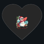 christmas  heart sticker<br><div class="desc">christmas</div>