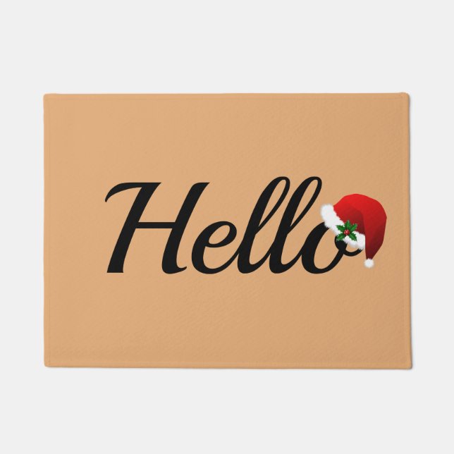 Christmas Hello Doormat (Front)