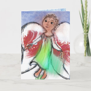 Christmas Herald Angel peace Card