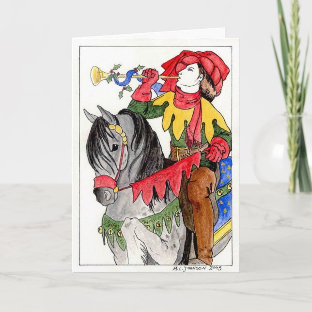 Christmas Herald Holiday Card (Front)