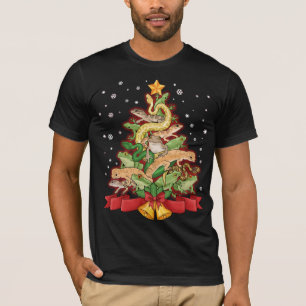 Christmas Herping Gift Herpetology Frog Snake Herp T-Shirt