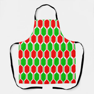 Christmas Hexagons Apron