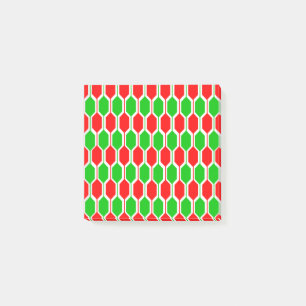 Christmas Hexagons Post-it Notes
