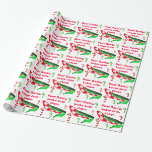 Christmas High Heel Shoe Wrapping Paper