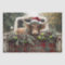 Christmas Highland Cow Rustic Truck Decoupage 