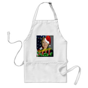 christmas hillary clinton standard apron