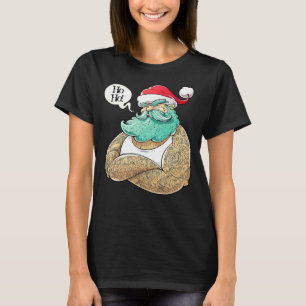Christmas Hipsta Santa Claus T-Shirt