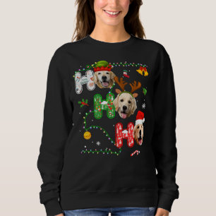 Christmas Ho Ho Ho Golden Retriever 351 Sweatshirt