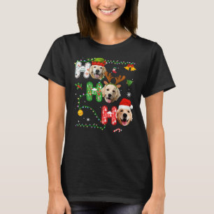 Christmas Ho Ho Ho Golden Retriever 351 T-Shirt