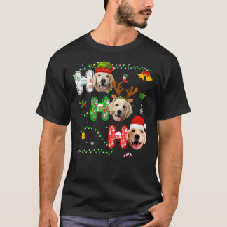 Christmas Ho Ho Ho Golden Retriever 351 T-Shirt