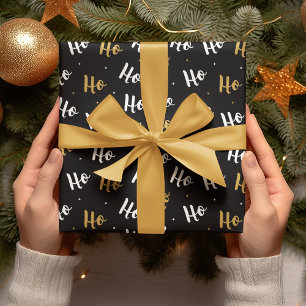 Christmas Ho Ho Ho Holidays Wrapping Paper