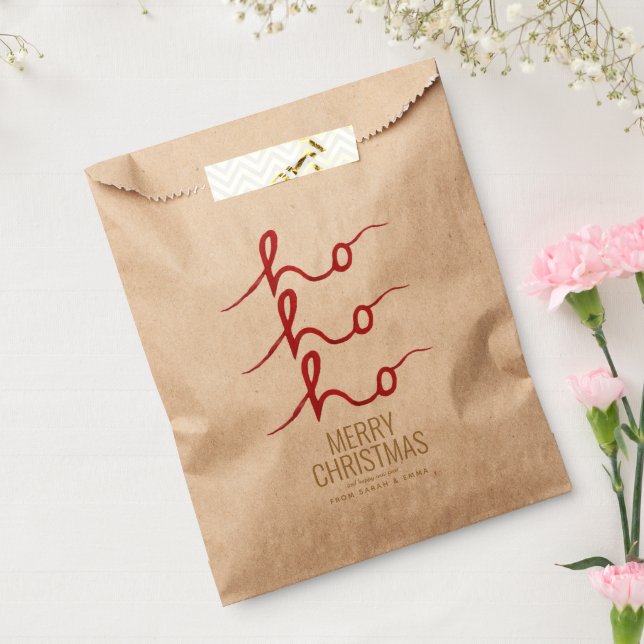 Christmas Ho Ho Ho Paper Bag (Sealed)