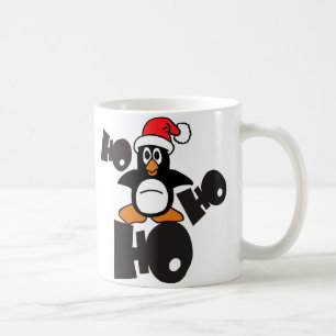 Christmas - Ho Ho Ho Santa Claus Penguin 1 Coffee Mug