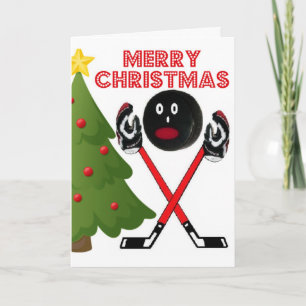 Christmas Hockey Holiday Card