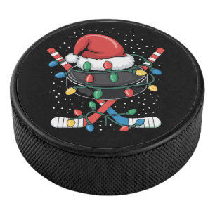 Christmas Hockey Xmas Santa Sports Hat Ball  Puck
