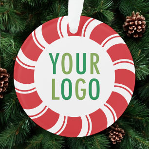 Christmas Holiday Acrylic Ornament Company Logo