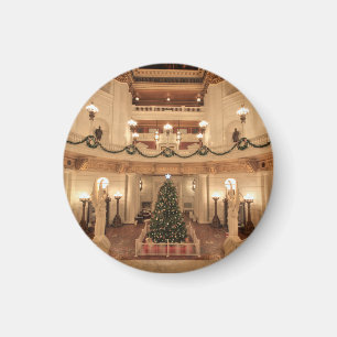 Christmas Holiday at Pennsylvania State Capitol Magnet