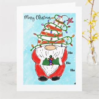 Christmas Holiday Autism awareness greeting card