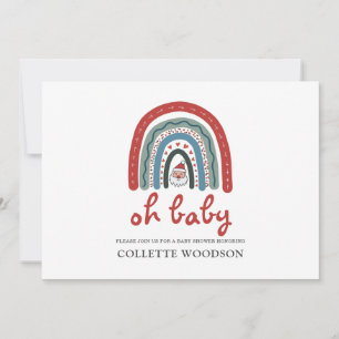 Christmas Holiday Baby Shower Invitation