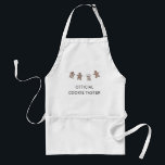 Christmas Holiday Baking Gingerbread Cookie Standard Apron<br><div class="desc">Cute apron for the holidays. Perfect for your cookie exchange or baking party.</div>