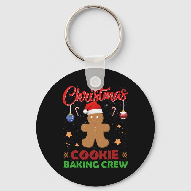 Christmas Holiday Baking Squad Novelty Grandma Coo Key Ring (Front)