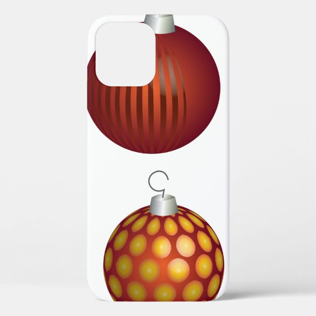 Christmas holiday ball decoration Case-Mate iPhone case (Back)