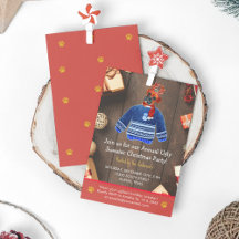 Christmas Holiday Boxer Dog Ugly Sweater Party