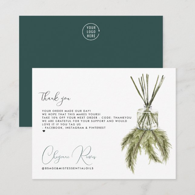 Christmas Holiday | Business Customer Thank You (Front/Back)