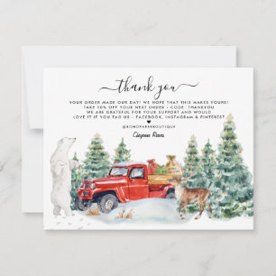 Christmas Holiday   Business Customer Thank You