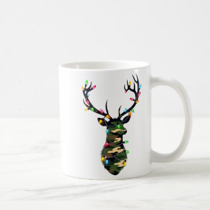 Christmas Holiday Camo Deer Hunting Reindeer Xmas  Coffee Mug