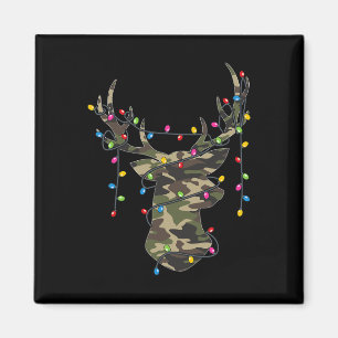 Christmas Holiday Camo Hunting Reindeer Deer Xmas  Magnet
