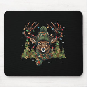 Christmas Holiday Camo Hunting Reindeer Deer Xmas  Mouse Mat