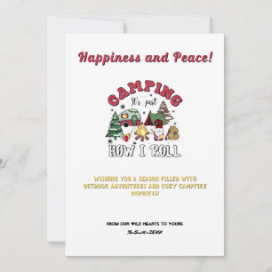 Christmas Holiday Camper Trailer Outdoor Adventure