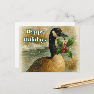 Christmas Holiday Canadian Goose