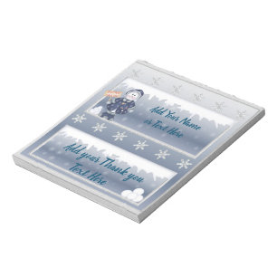 Christmas Holiday Candy Bar Wrappers Gift Favours Notepad