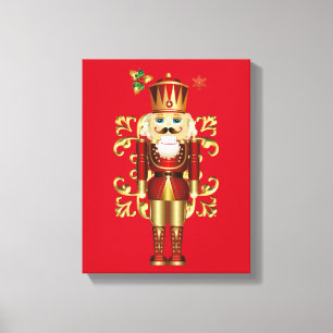 Christmas Holiday Canvas Art-Nutcracker