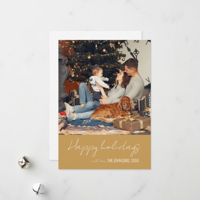 Christmas Holiday Card (Front/Back In Situ)