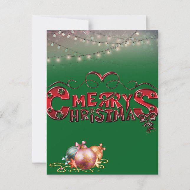 Christmas Holiday Card (Front)