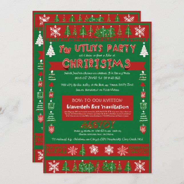 Christmas Holiday Card (Front/Back)