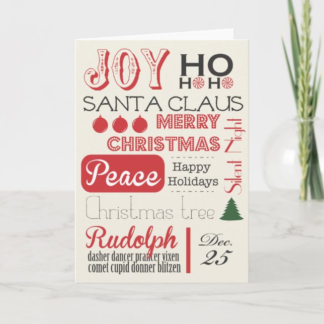 Christmas Holiday Card (Front)