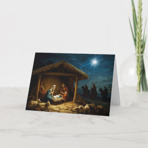 Christmas Holiday Card Baby Jesus Series #1