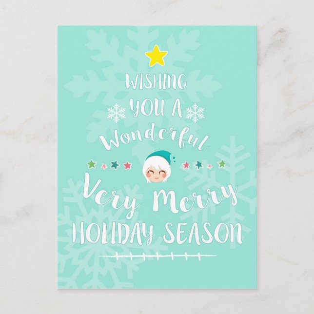 Christmas Holiday Card - Christmas Tree (Front)