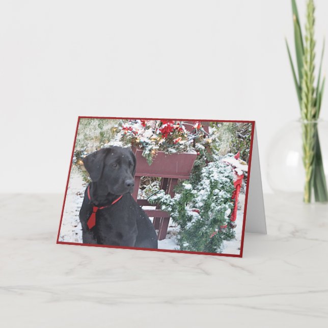 Christmas/Holiday Card ~ Labrador (Front)