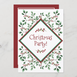 Christmas Holiday Celebration - Party - Invitation