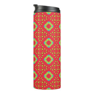 Christmas Holiday Charm Pattern 01 - Thermal Tumbler