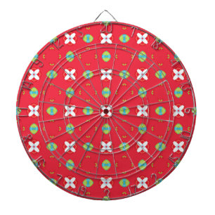 Christmas Holiday Charm Pattern 02 - Dartboard