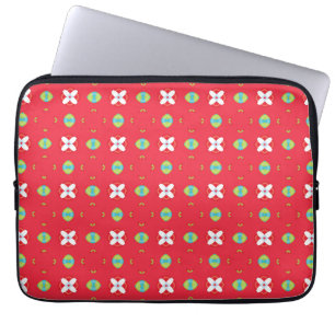 Christmas Holiday Charm Pattern 02 - Laptop Sleeve